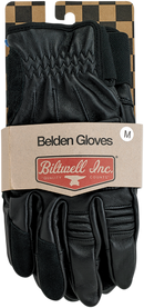 BILTWELL Belden Gloves - Black - Large 1505-0101-304