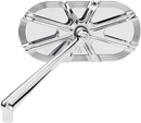 ARLEN NESS Mirror - Side View - Caged Series/Deep Cut - Chrome - Left 13-165