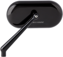 ARLEN NESS Mirror - Side View - Oval - Black - Left 13-170