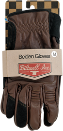 BILTWELL Belden Gloves - Chocolate/Black - Small 1505-0201-302