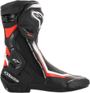 ALPINESTARS SMX Plus Boots - Black/White/Red Fluorescent - US 12 / EU 47 2221019-1231-47