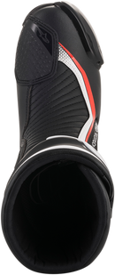 ALPINESTARS SMX Plus Boots - Black/White/Red Fluorescent - US 11.5 / EU 46 2221019-1231-46