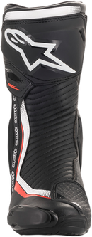 ALPINESTARS SMX Plus Boots - Black/White/Red Fluorescent - US 9.5 / EU 44 2221019-1231-44
