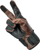 BILTWELL Borrego Gloves - Chocolate/Black - XS 1506-0201-301