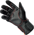 BILTWELL Borrego Gloves - Redline - Small 1506-0108-302