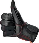 BILTWELL Borrego Gloves - Redline - Small 1506-0108-302