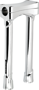 BILTWELL Murdock O/S Risers - 10" - Chrome 6413-105-10