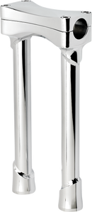 BILTWELL Murdock O/S Risers - 10" - Chrome 6413-105-10