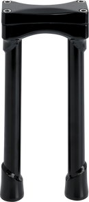 BILTWELL Murdock O/S Risers - 10" - Black 6413-201-10