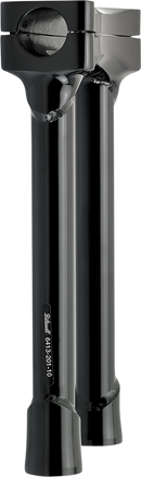 BILTWELL Murdock O/S Risers - 10" - Black 6413-201-10