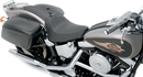 DRAG SPECIALTIES SEATS Solo Seat - Smooth - Driver Backrest - FXST/FLST '84-'99 0802-0618