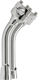 BILTWELL Murdock O/S Risers - Pullback - 8" - Chrome 6414-105-08