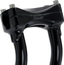 BILTWELL Murdock O/S Risers - Pullback - 12" - Black 6414-201-12