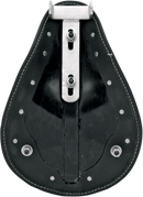 DRAG SPECIALTIES SEATS Seat - Spring Solo - Low-Profile - Small - Black Leather/White Stitching 0806-0028