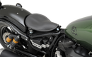 DRAG SPECIALTIES SEATS Seat - Spring Solo - Low-Profile - Small - Black Leather/White Stitching 0806-0028