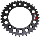 RENTHAL Rear Sprocket - Aluminum - 40 Tooth - Black - Gas Gas/Husqvarna/KTM 491--415-40P-BK