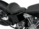 DRAG SPECIALTIES SEATS Seat - Spring Solo - Large - Black Solar-Reflective Leather/White Perimeter Stitch 0806-0048