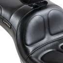 LE PERA Maverick Seat - with Backrest - Stitched - Black - FLD/FXD '06-'17 LK-970BR