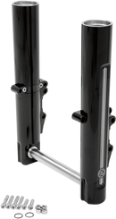 Performance Machine (PM) Fork Leg Kit - Black Lower for 2014-2020 Harley FL with Dual Disc Brakes (Part