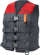 SLIPPERY Hydro Nylon Vest 112214-10011020 – Charcoal/Red, 4XL