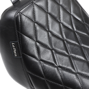 LE PERA Bare Bones Solo Seat - Diamond Stitch - Black - FLFB/S '18-'23 LYO-007DM