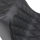 DRAG SPECIALTIES SEATS Predator III Seat - Double Diamond - Black Stitching - FXBR/S '18-'20 0802-1267