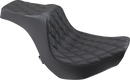 DRAG SPECIALTIES SEATS Predator III Seat - Double Diamond - Black Stitching - FXBR/S '18-'20 0802-1267