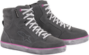 ALPINESTARS J-6 Waterproof Women's Shoes - Gray/Pink - US 11.5 2542220909511.5