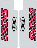FACTORY EFFEX Fork Shield Decal - Upper - Showa - Red 02-8515