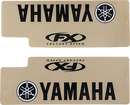 FACTORY EFFEX Fork Shield Decal - Upper - Yamaha - Black 06-38206