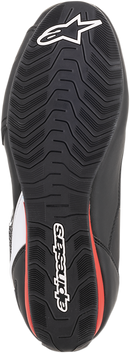 ALPINESTARS Faster-3 Rideknit® Shoes - Black/White/Red - US 9 / EU 42 2510319123-9