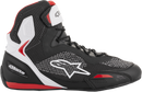 ALPINESTARS Faster-3 Rideknit® Shoes - Black/White/Red - US 13.5 / EU 47.5 2510319123-13.5