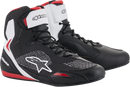 ALPINESTARS Faster-3 Rideknit® Shoes - Black/White/Red - US 14 / EU 48 2510319123-14