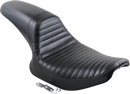 LE PERA Daytona Sport Seat - Pleated - Black - FXR '82-'00 L-541PT