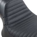 LE PERA Daytona Sport Seat - Basketweave/Pleated - Black - FXR '82-'00 L-541BWPT