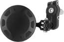 PARTS UNLIMITED Mirror - Side View/Bar End - Round - Black 98001