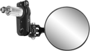 PARTS UNLIMITED Mirror - Side View/Bar End - Round - Black 98001
