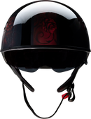 Z1R Vagrant Helmet - Red Catrina Design, Black/Red, Small (Part No. 0103-1314)