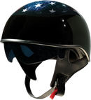 Z1R Vagrant Helmet USA Skull Black XL - Part Number 0103-1311