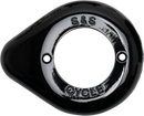 S&S CYCLE Air Cleaner Cover - Air Stinger Teardrop - Gloss Black 170-0686