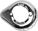 S&S CYCLE Air Cleaner Cover - Air Stinger Teardrop - Chrome 170-0687