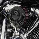 S&S CYCLE Mini Teardrop Stealth Air Cleaner Kit - Gloss Black 170-0436C