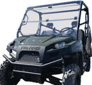 QuadBoss Folding Windshield for 2013 Polaris Ranger 800 Crew - Polycarbonate Construction
