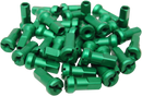 MOOSE OFFROAD Spoke Nipples - MX1 - Green - 8 Gauge - Set 24-860