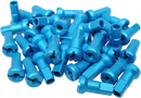MOOSE OFFROAD Spoke Nipples - MX1 - Lake Blue - 8 Gauge - Set 24-880