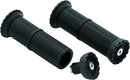Kuryakyn Riot Universal 1-Inch Satin Black Grips for Suzuki Intruder Models