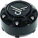 QuadBoss Wheel Cap - 137/156 - Black for Wagon and Barbwire Wheels