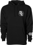 DBK Hot Rod Hoodie Black 2X - Comfortable 10oz Cotton-Poly Blend Sweatshirt