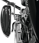 Kuryakyn Floorboard Relocator Brackets for 1997-2016 Harley-Davidson Touring Models, Chrome - Part 4588