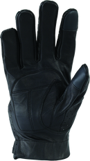 Kuryakyn River Road Tucson Perforated Leather Gloves - Small, Black
